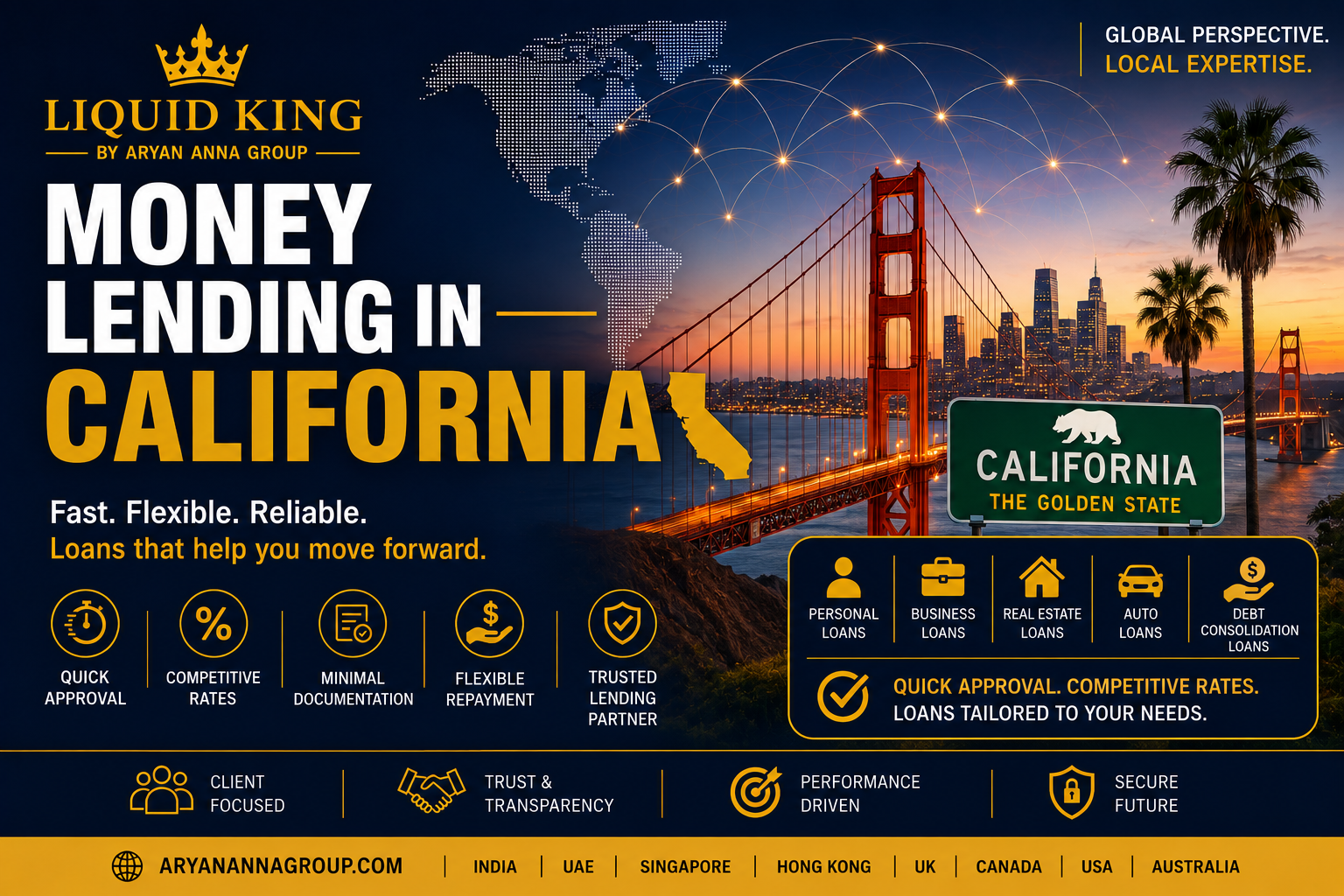 Money Lending in California loan and financing services